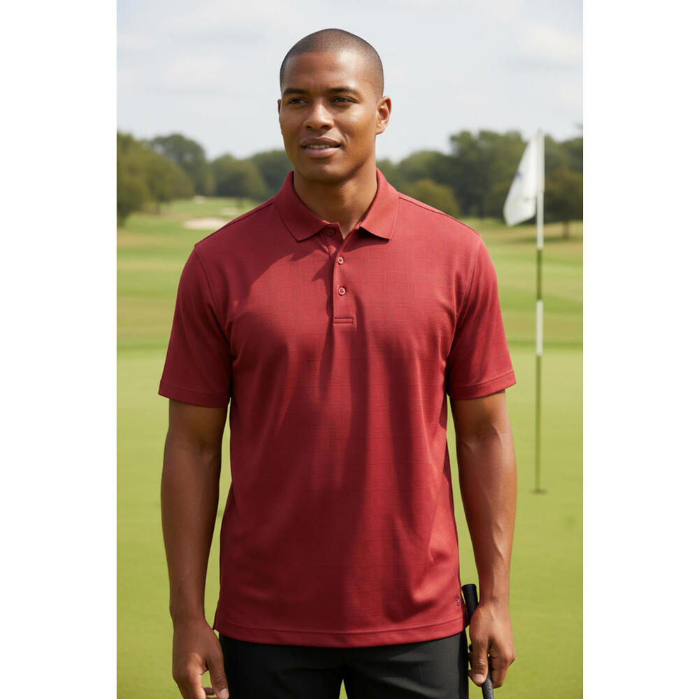 Men's Red Polo Shirt - Weir Golf - Size Large